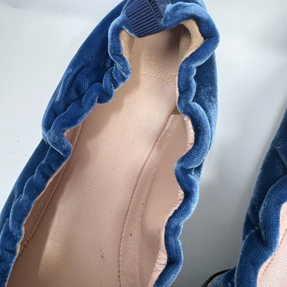 J.Crew Velvet Mary Jane flats crystal buckle 7.5 - Picture 5 of 9